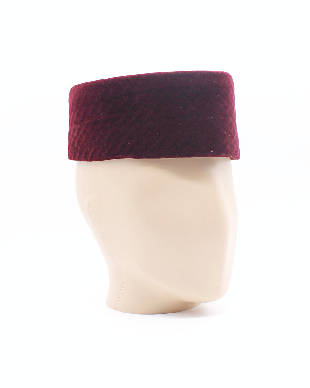 Bordeaux Velvet African Kufi Hat for Men