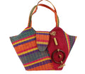 African Hand Woven Raffia Fibers Handbag