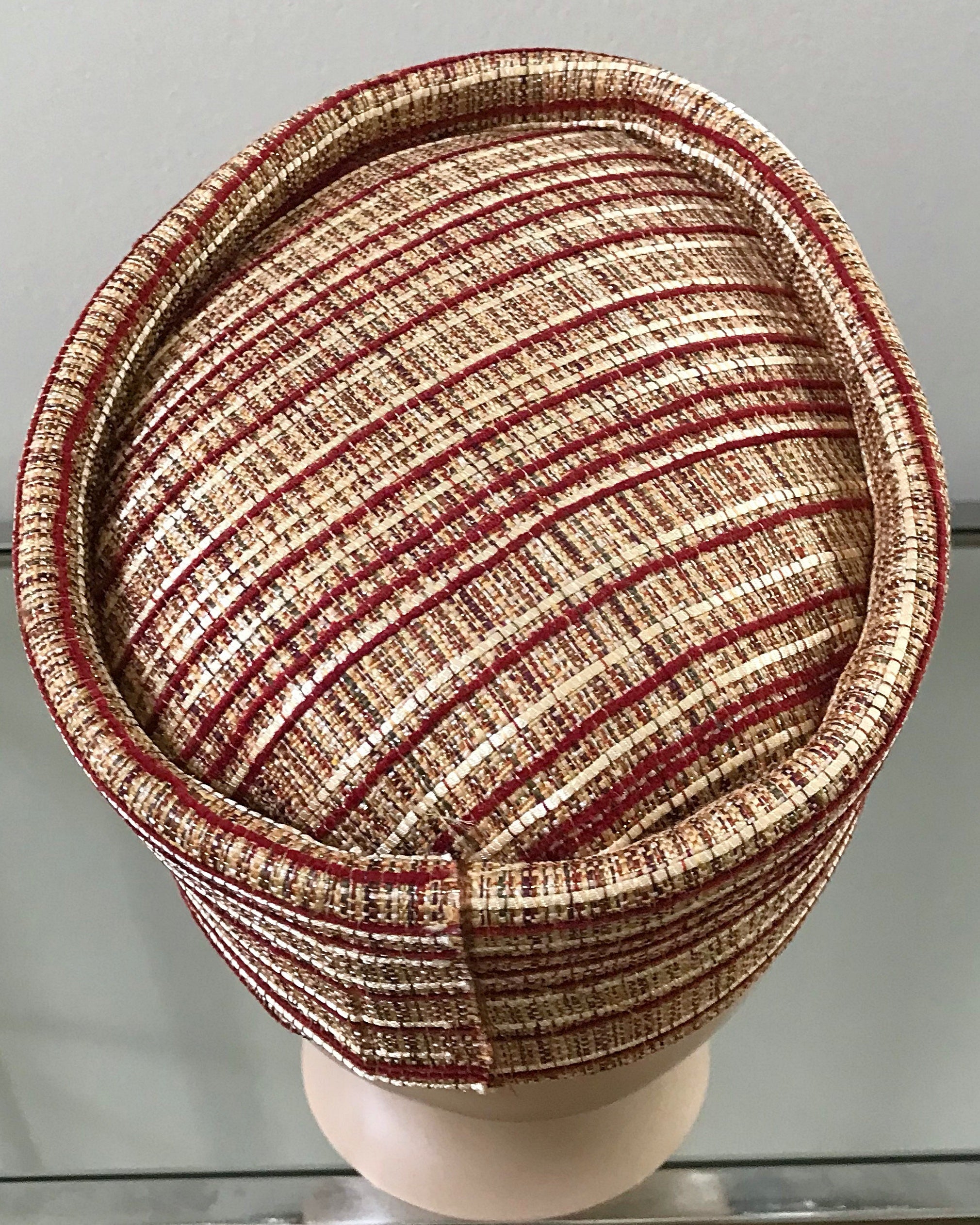 Straw Print  African Kufi Hat for Men