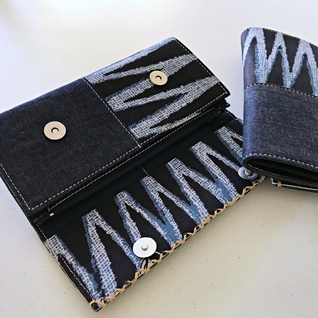 Bandjoun Bamileke Fabric African Print Purse Wallet