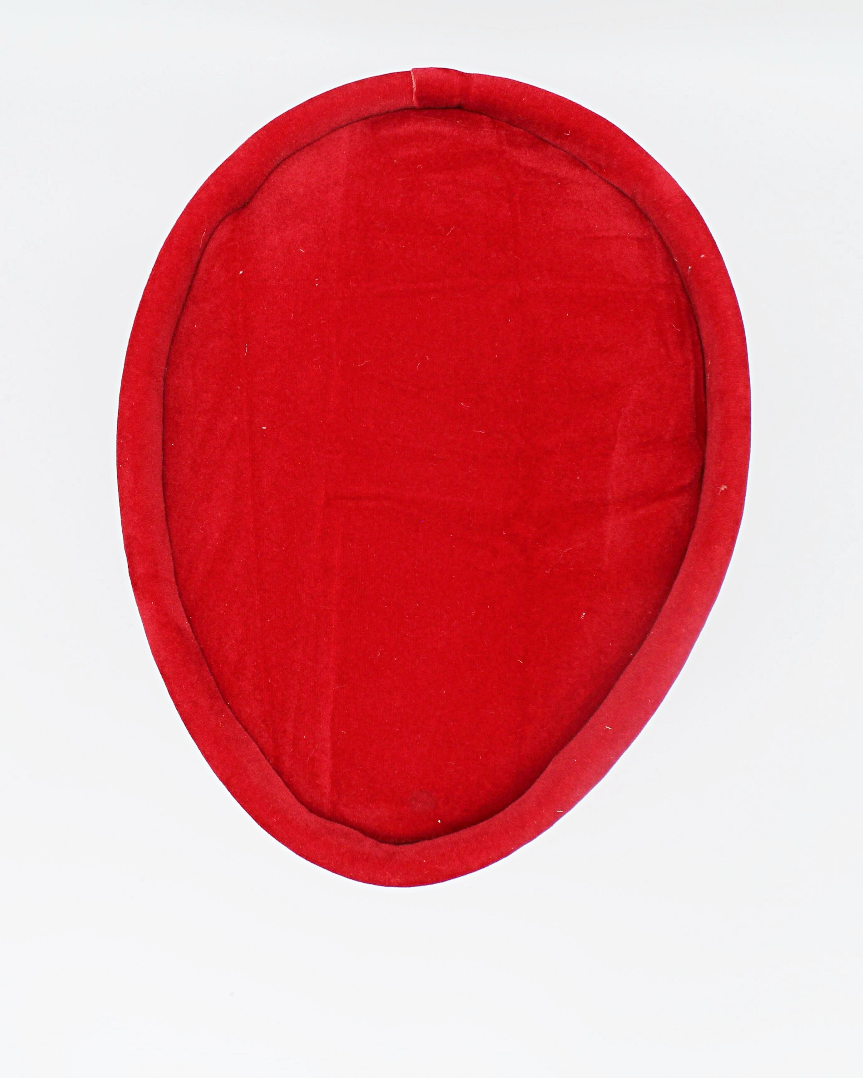 Red Velvet Hat for Men